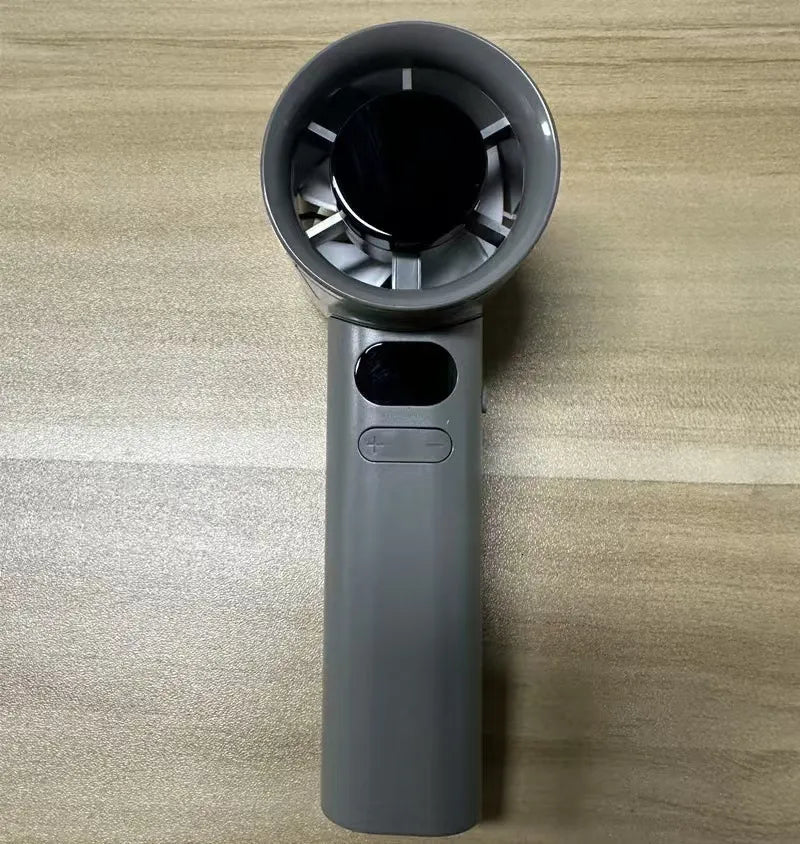 🚀 Fan Mini Bladeless Mini Luas-USB Rechargeable, Ultra-Quiet, Dlúth