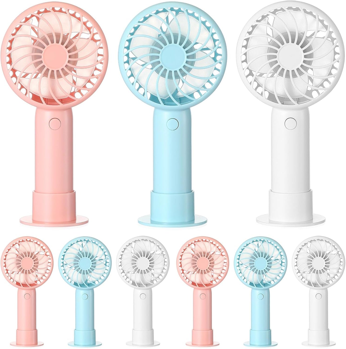 Mini přenosný ruční ventilátor - USB dobíjecí a tichý společník chlazení