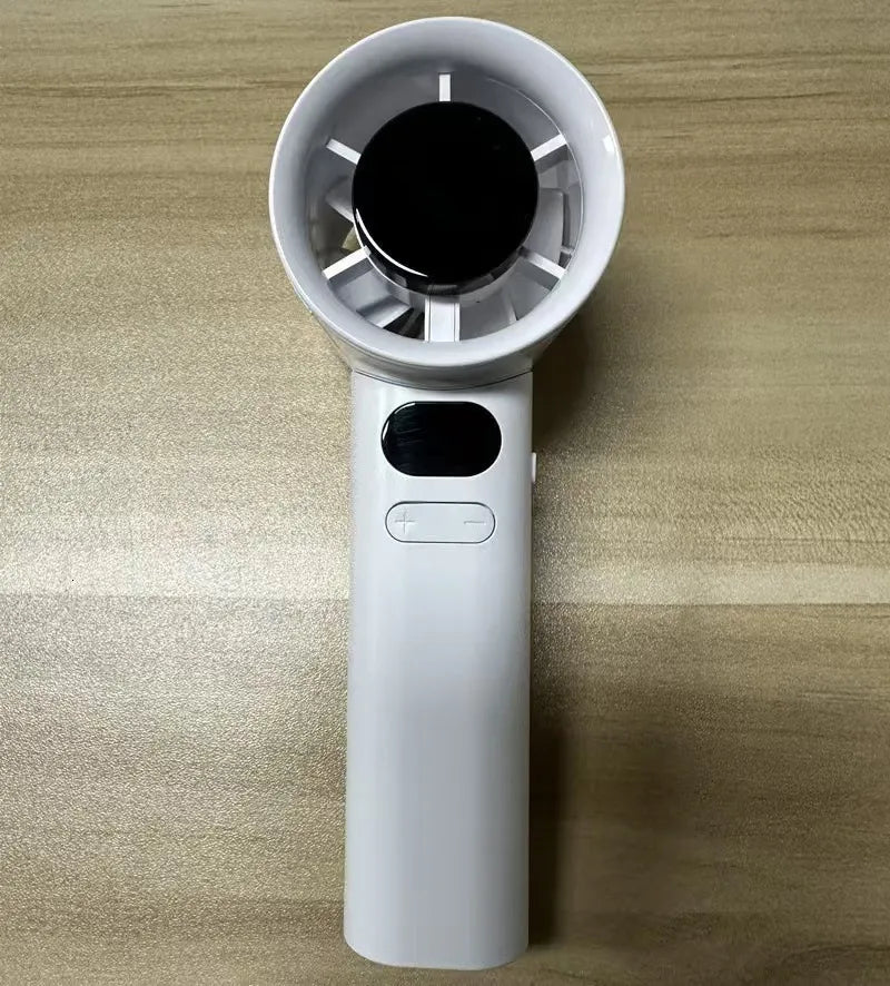 🚀 Fan Mini Bladeless Mini Luas-USB Rechargeable, Ultra-Quiet, Dlúth