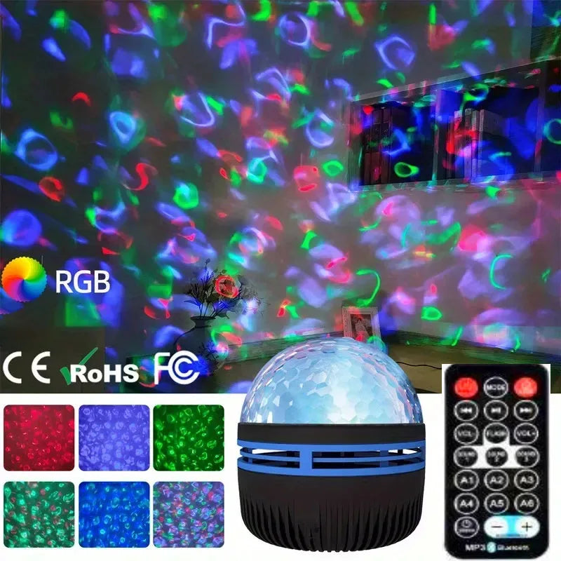 🌌 מקרן אור LED רב-אפקטי - האירו את היקום שלכם