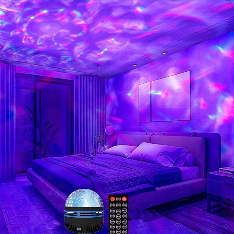 🌌 מקרן אור LED רב-אפקטי - האירו את היקום שלכם