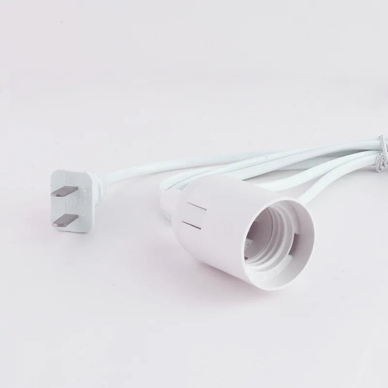 Soicéad lampa plug-in E27 le lasc & corda 1.8m