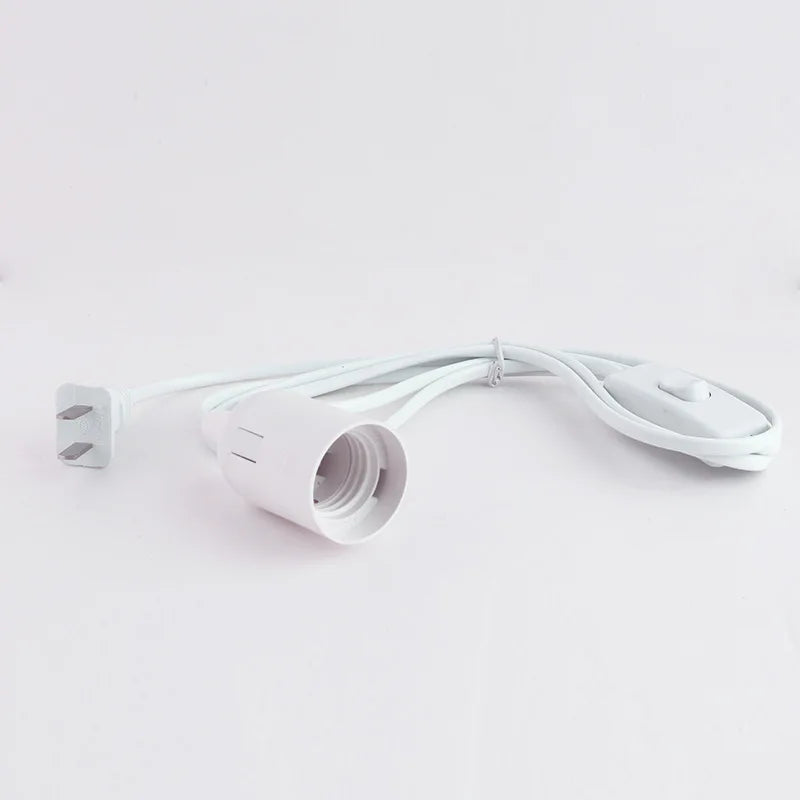 Soicéad lampa plug-in E27 le lasc & corda 1.8m