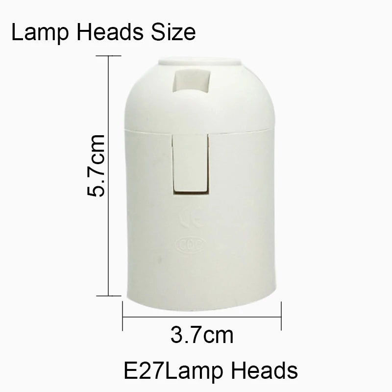 Soicéad lampa plug-in E27 le lasc & corda 1.8m