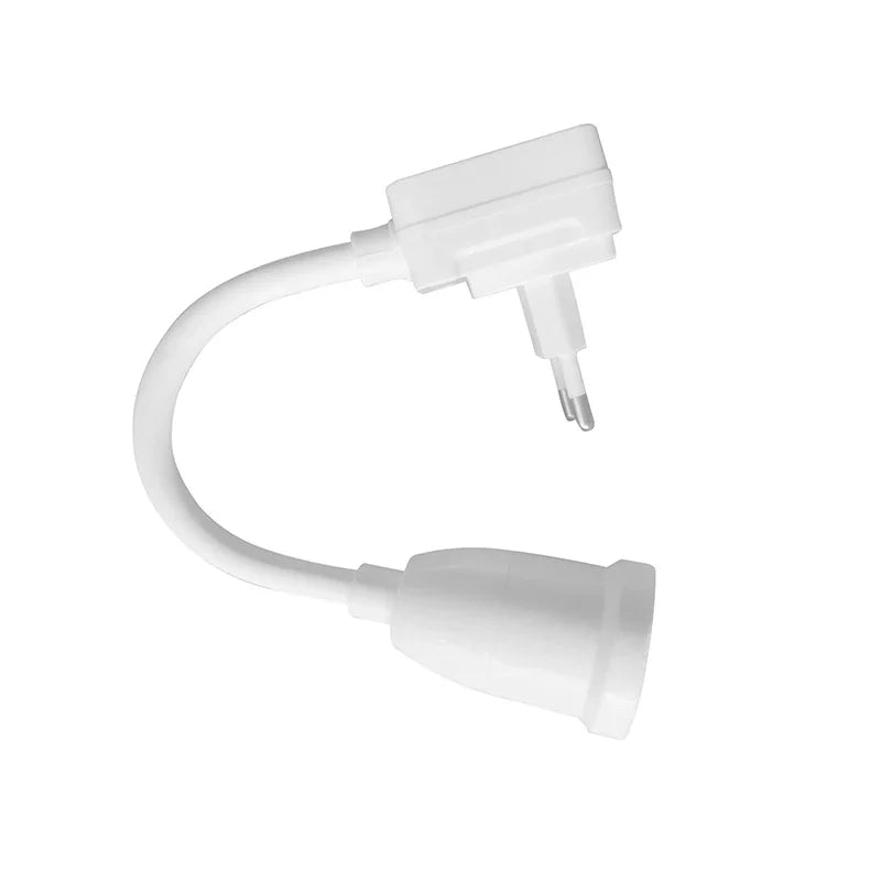E27 Plug-in LED svetlo LED s prepínačom-360 ° držiak na rotujúcu žiarovku pre použitie na stene a výstupe | EÚ/US Plug