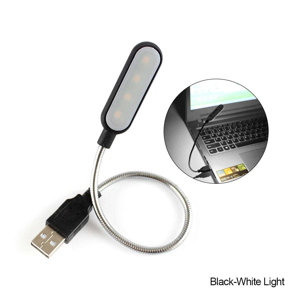 USB LED nočné svetlo Mini kniha svetlo