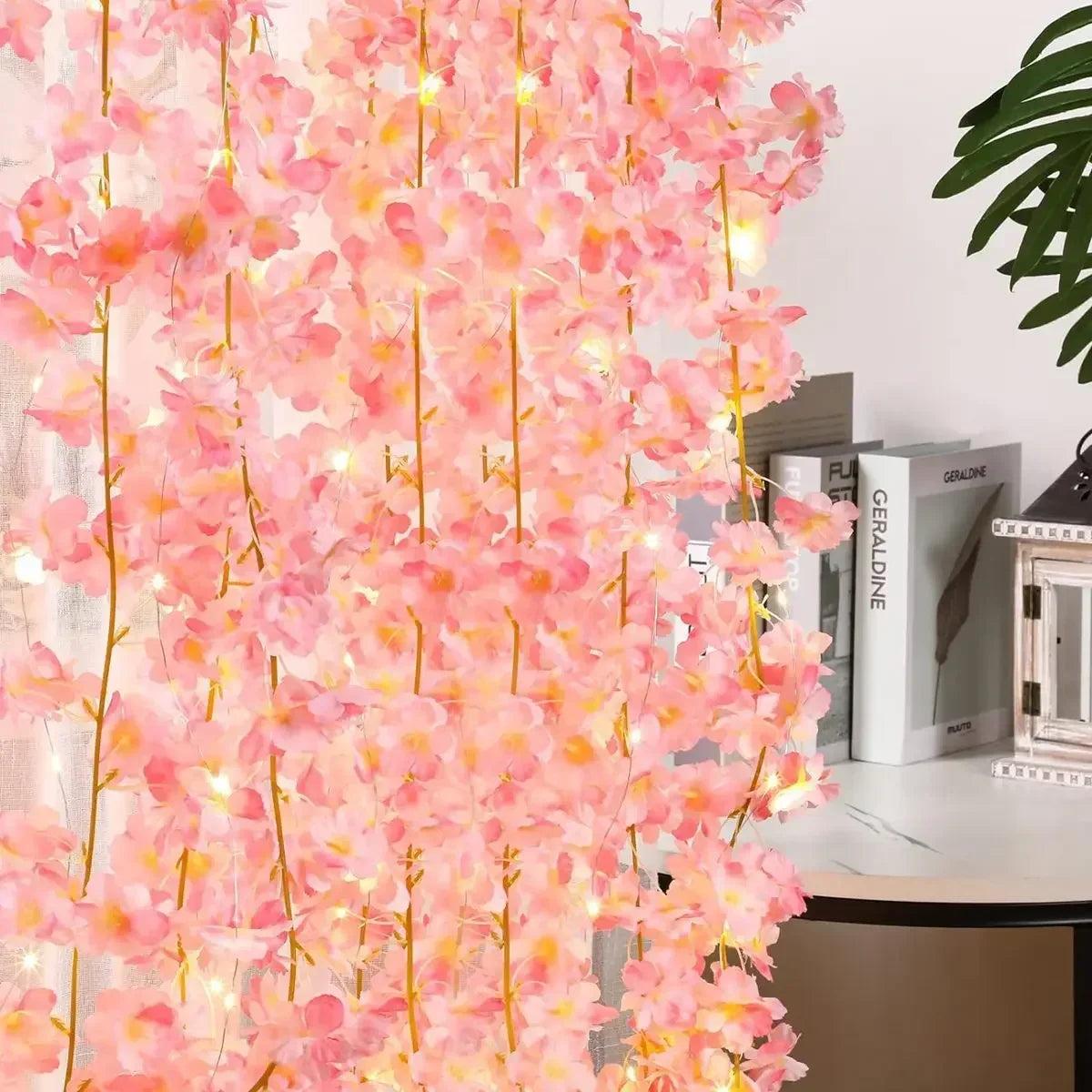 Blossomglow ™ Cherry Blossom LED Girland - 2M květinové víly Light Vine pro ložnici, svatební a párty dekor
