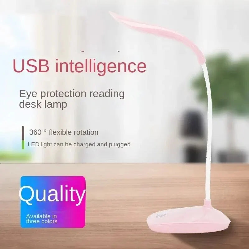 USB nabíjanie LED žiarovky - Dotknite sa stmievacie stolové svetlo s ochranou očí a 3 úrovne jasu pre internáty, spálne a študijné oblasti