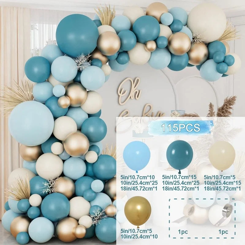 Balloon Garland Arch Kit - Narozeninová párty dekorace pro dívky, miminko, svatební a událost.