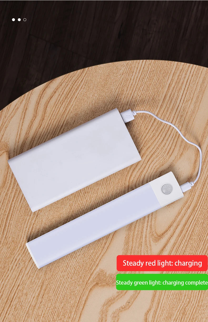 <tc>Lunvail</tc>™ LED svetlo s 3-v-1 pohybovým senzorom – nabíjateľné USB svietidlo do skrinky, šatníka a nástennej lampy (10–50 cm)