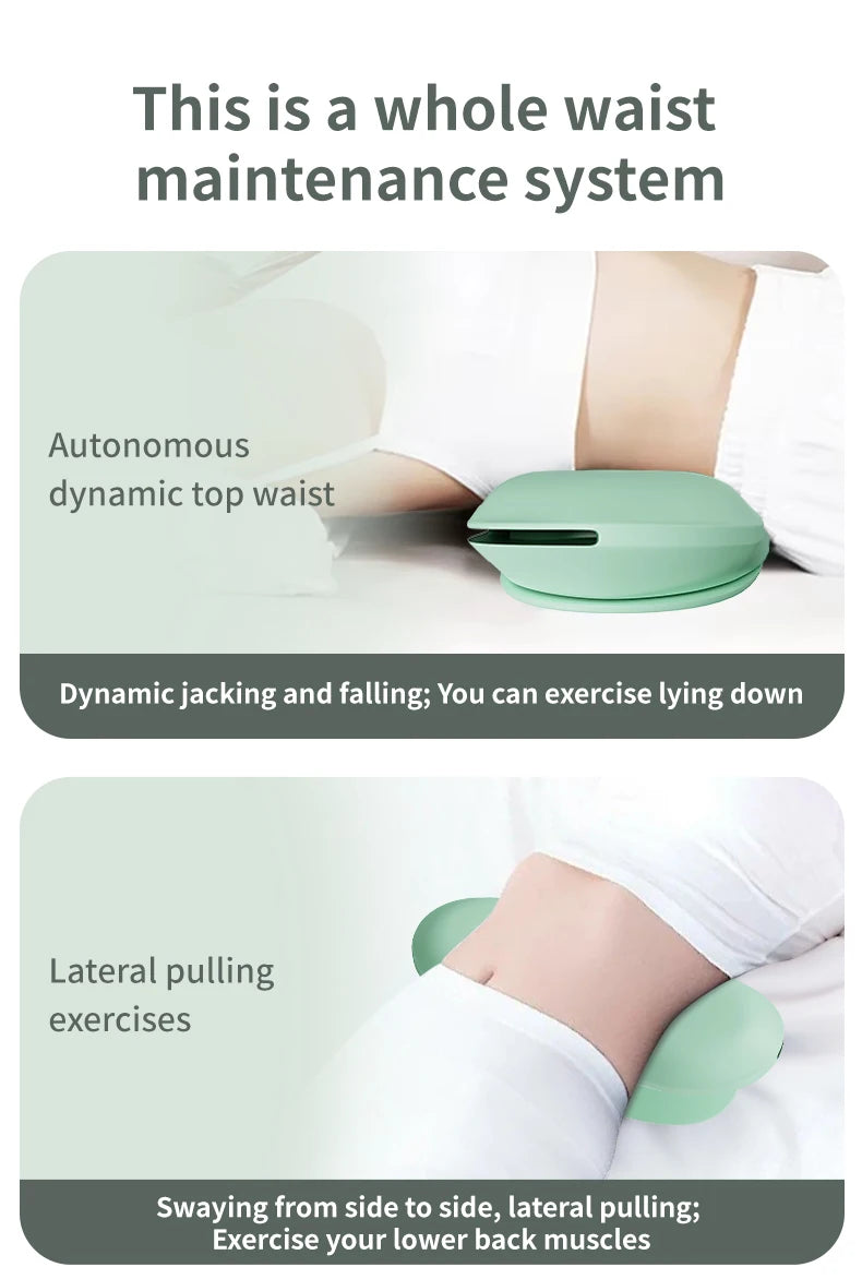 <tc>Lunvail</tc>™ FlexiBack 3-in-1 腰部マッサージャー – 温感、エアサポート、優しい振動機能を備えたスマートな背中枕