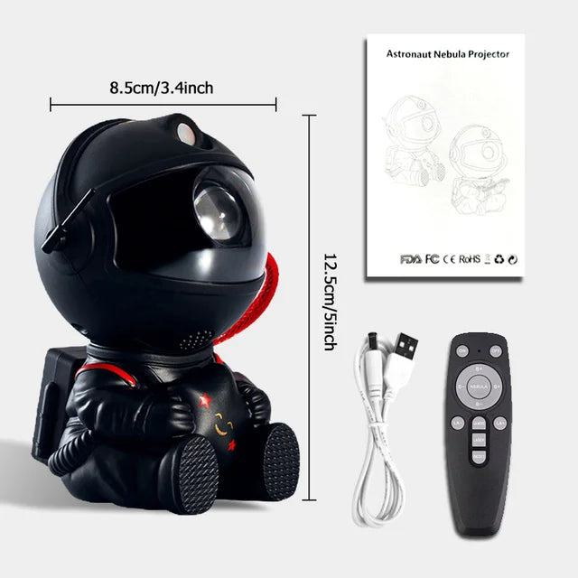 🌌 <tc>Lunvail</tc>™ 宇宙飛行士ギャラクシースタープロジェクター – 子供と大人のための宇宙をテーマにしたナイトライト