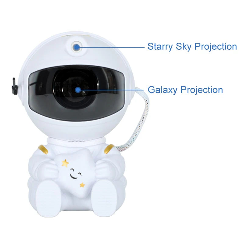 🌌 <tc>Lunvail</tc>™ 宇宙飛行士ギャラクシースタープロジェクター – 子供と大人のための宇宙をテーマにしたナイトライト