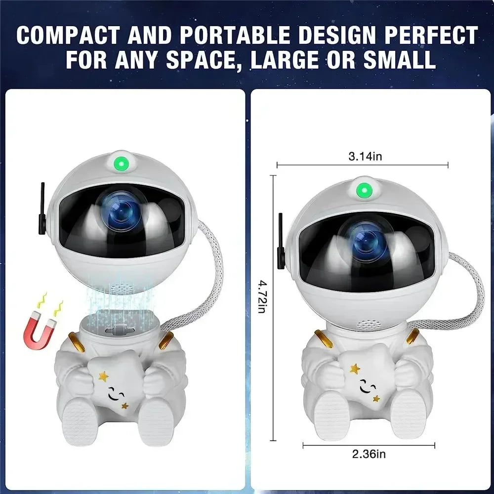 🌌 <tc>Lunvail</tc>™ 宇宙飛行士ギャラクシースタープロジェクター – 子供と大人のための宇宙をテーマにしたナイトライト