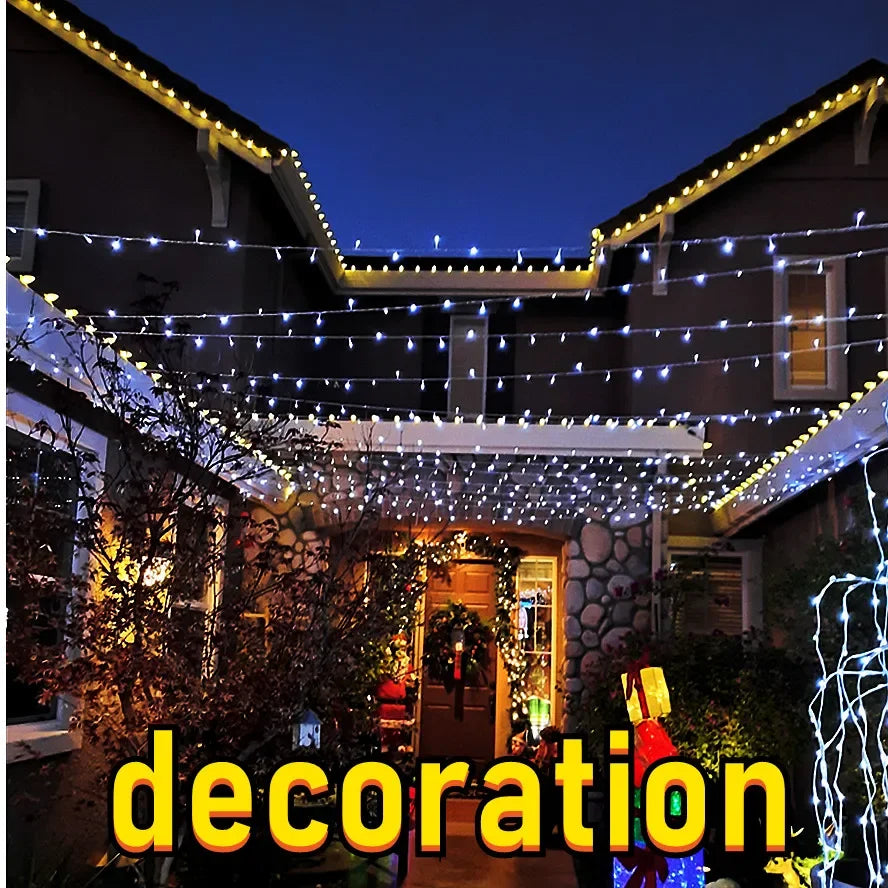 Lunvail ™ USB LED LED Fairy String Lights - 8 أوضاع | ديكور داخلي وخارجي | ألوان وأطوال متعددة