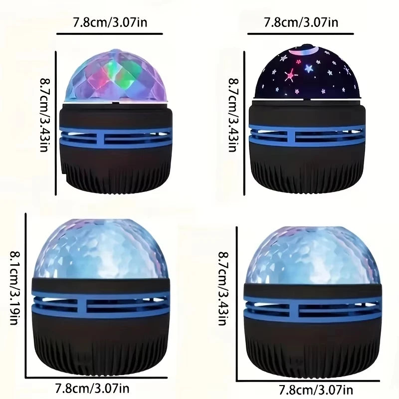 🌌 מקרן אור LED רב-אפקטי - האירו את היקום שלכם