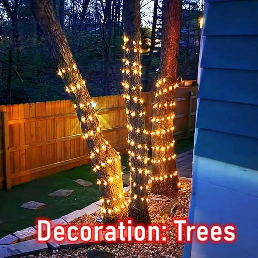 Lunvail ™ USB LED LED Fairy String Lights - 8 أوضاع | ديكور داخلي وخارجي | ألوان وأطوال متعددة