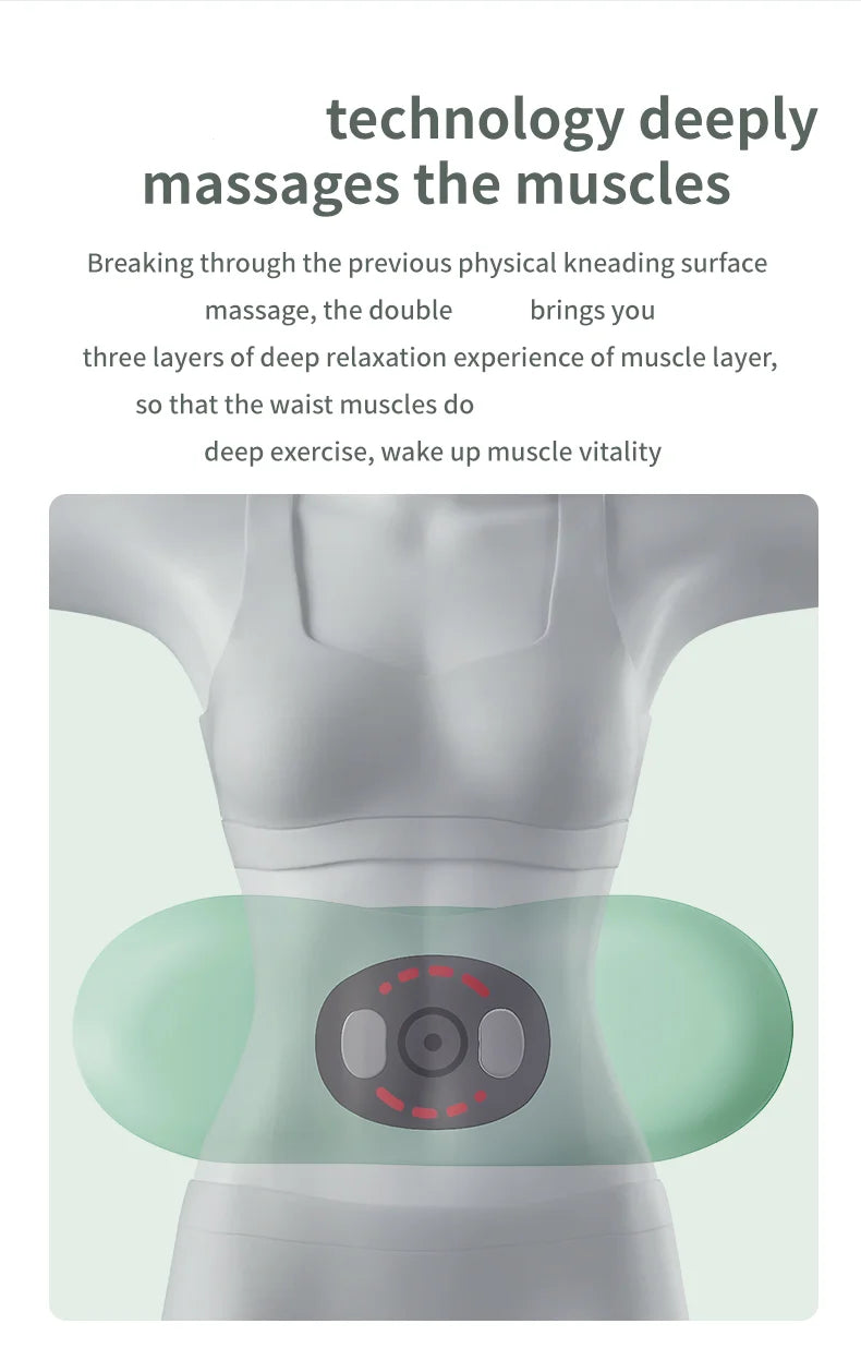 <tc>Lunvail</tc>™ FlexiBack 3-in-1 腰部マッサージャー – 温感、エアサポート、優しい振動機能を備えたスマートな背中枕