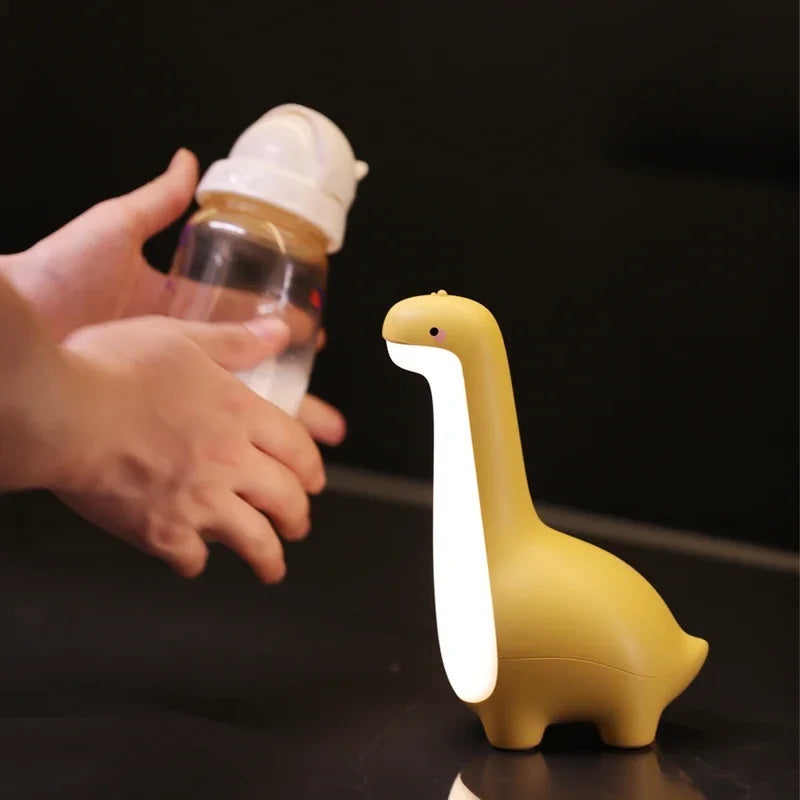 Dinoglow ™ Solas Oíche-Lampa Dineasár Súl-Safe Gleoite do Sheomraí na bPáistí & Taobh Leaba