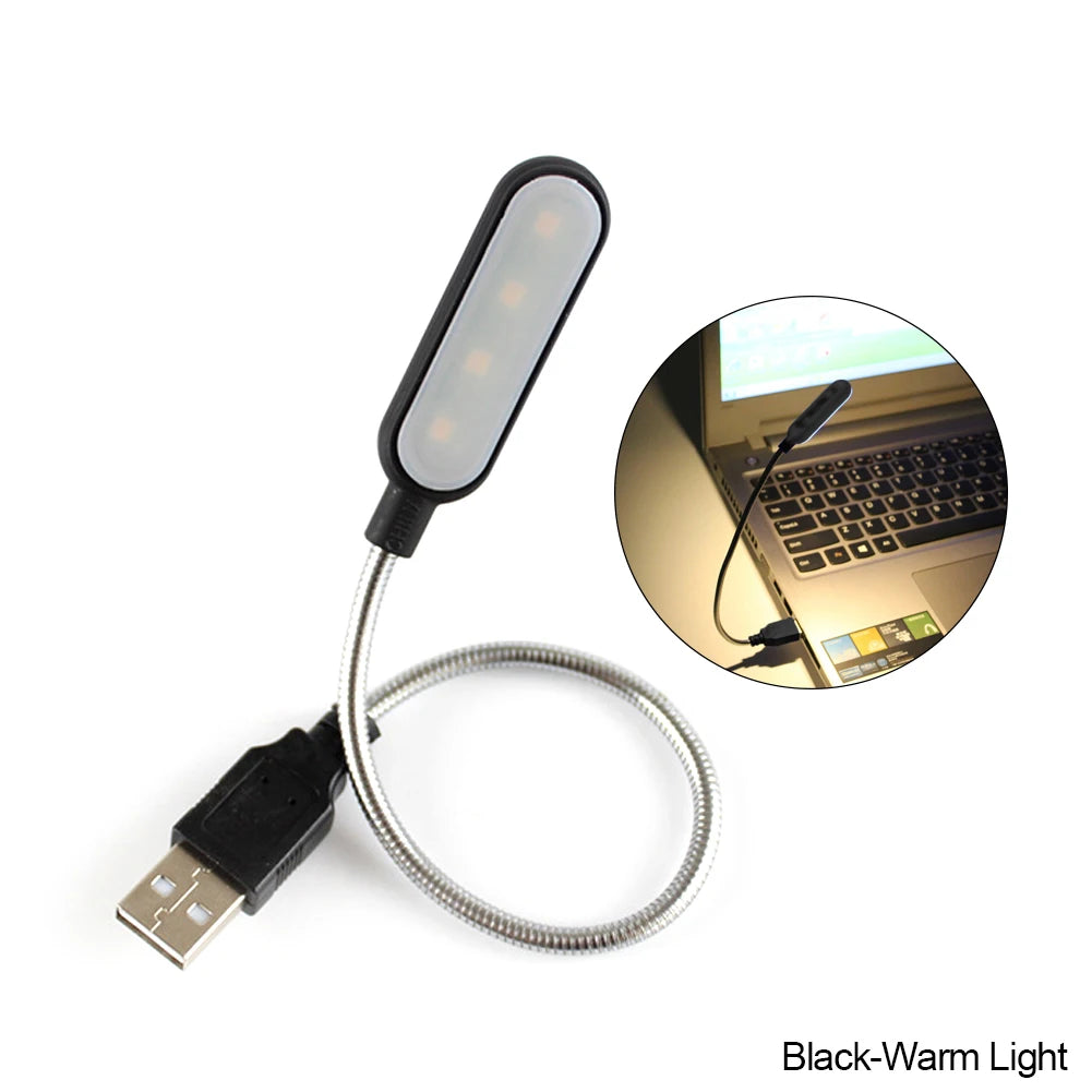 USB LED nočné svetlo Mini kniha svetlo