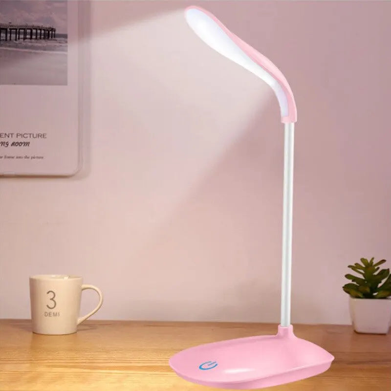 USB nabíjanie LED žiarovky - Dotknite sa stmievacie stolové svetlo s ochranou očí a 3 úrovne jasu pre internáty, spálne a študijné oblasti