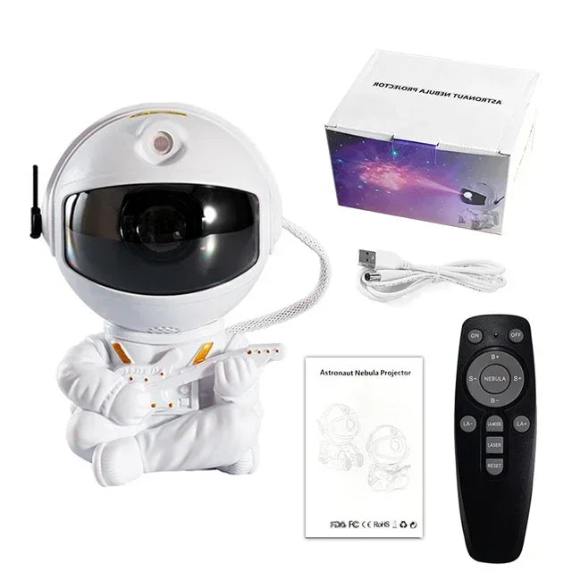 🌌 <tc>Lunvail</tc>™ 宇宙飛行士ギャラクシースタープロジェクター – 子供と大人のための宇宙をテーマにしたナイトライト