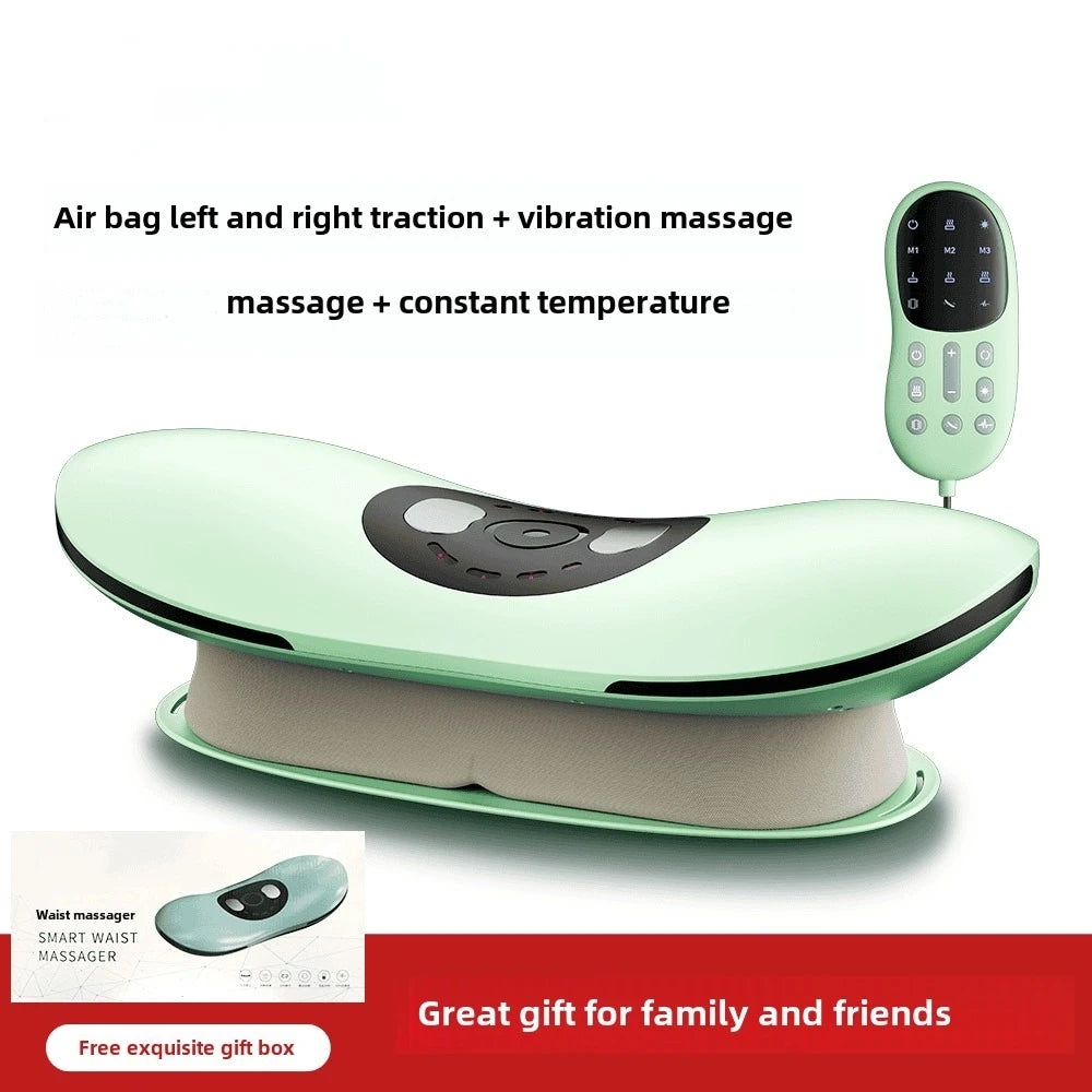 <tc>Lunvail</tc>™ FlexiBack 3-in-1 腰部マッサージャー – 温感、エアサポート、優しい振動機能を備えたスマートな背中枕