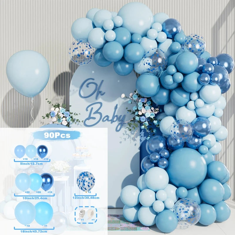 Balloon Garland Arch Kit - Narozeninová párty dekorace pro dívky, miminko, svatební a událost.
