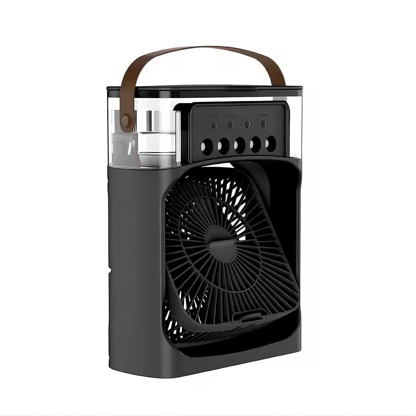 3-in-1 Portable Air Cooler Fan – LED Night Light, Humidifier & USB-Powered Mini AC