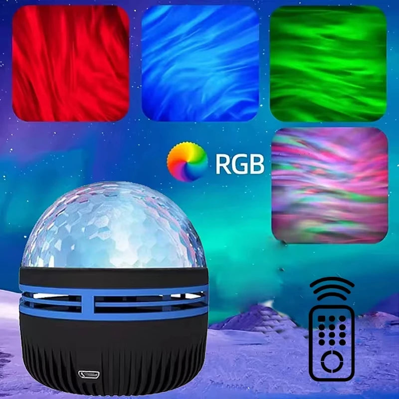 🌌 מקרן אור LED רב-אפקטי - האירו את היקום שלכם