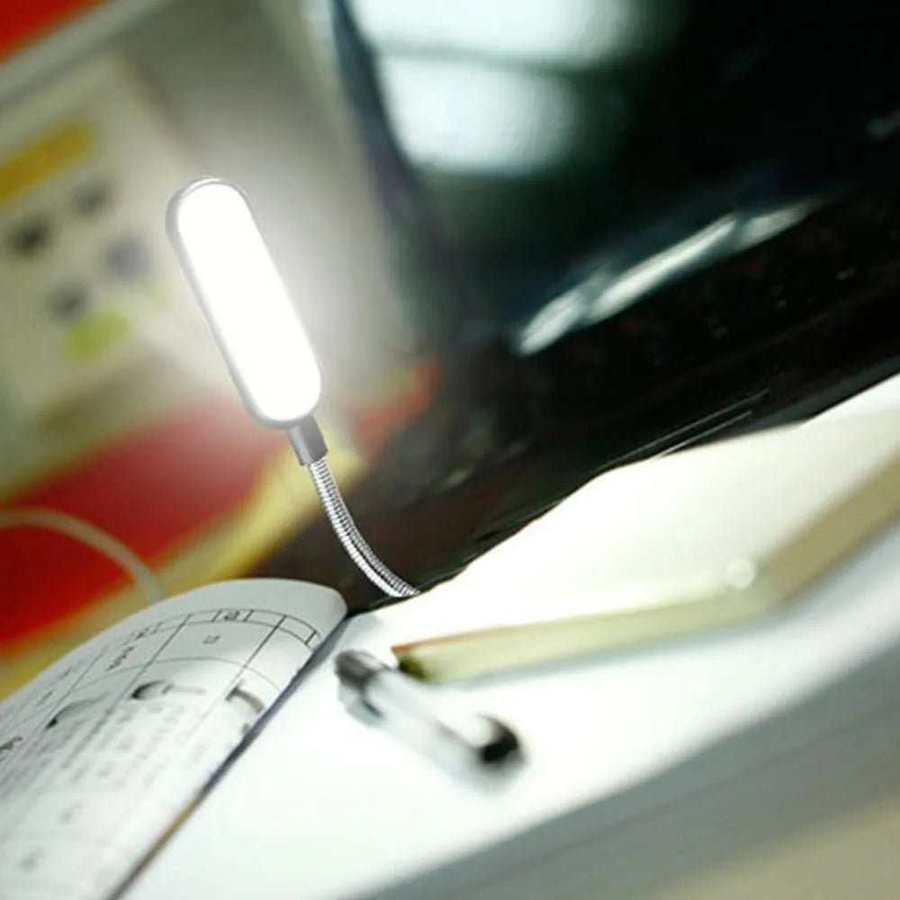 USB LED nočné svetlo Mini kniha svetlo