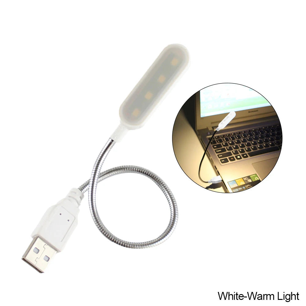 USB LED nočné svetlo Mini kniha svetlo