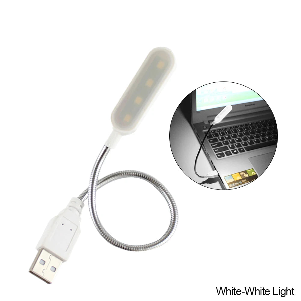 USB LED nočné svetlo Mini kniha svetlo