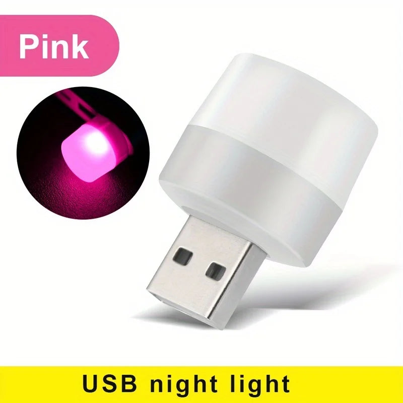 מיני קריאת LED מיני USB - 5V 1W מנורת ספרי הגנה על העיניים למחשב נייד, בנק חשמל ושימוש ליד המיטה (אור לבן ולבן)