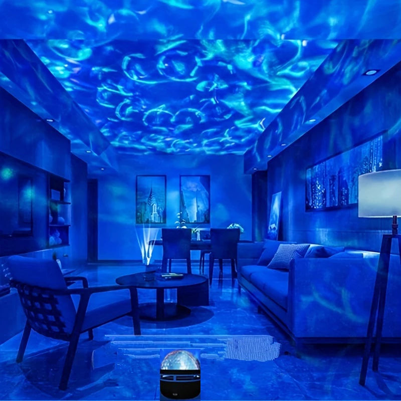 🌌 מקרן אור LED רב-אפקטי - האירו את היקום שלכם