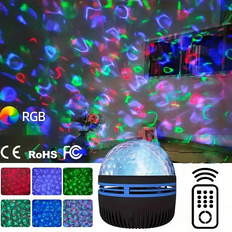 🌌 מקרן אור LED רב-אפקטי - האירו את היקום שלכם