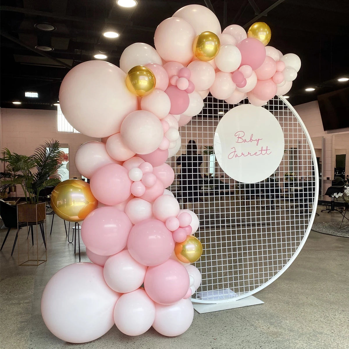 Balloon Garland Arch Kit - Narozeninová párty dekorace pro dívky, miminko, svatební a událost.