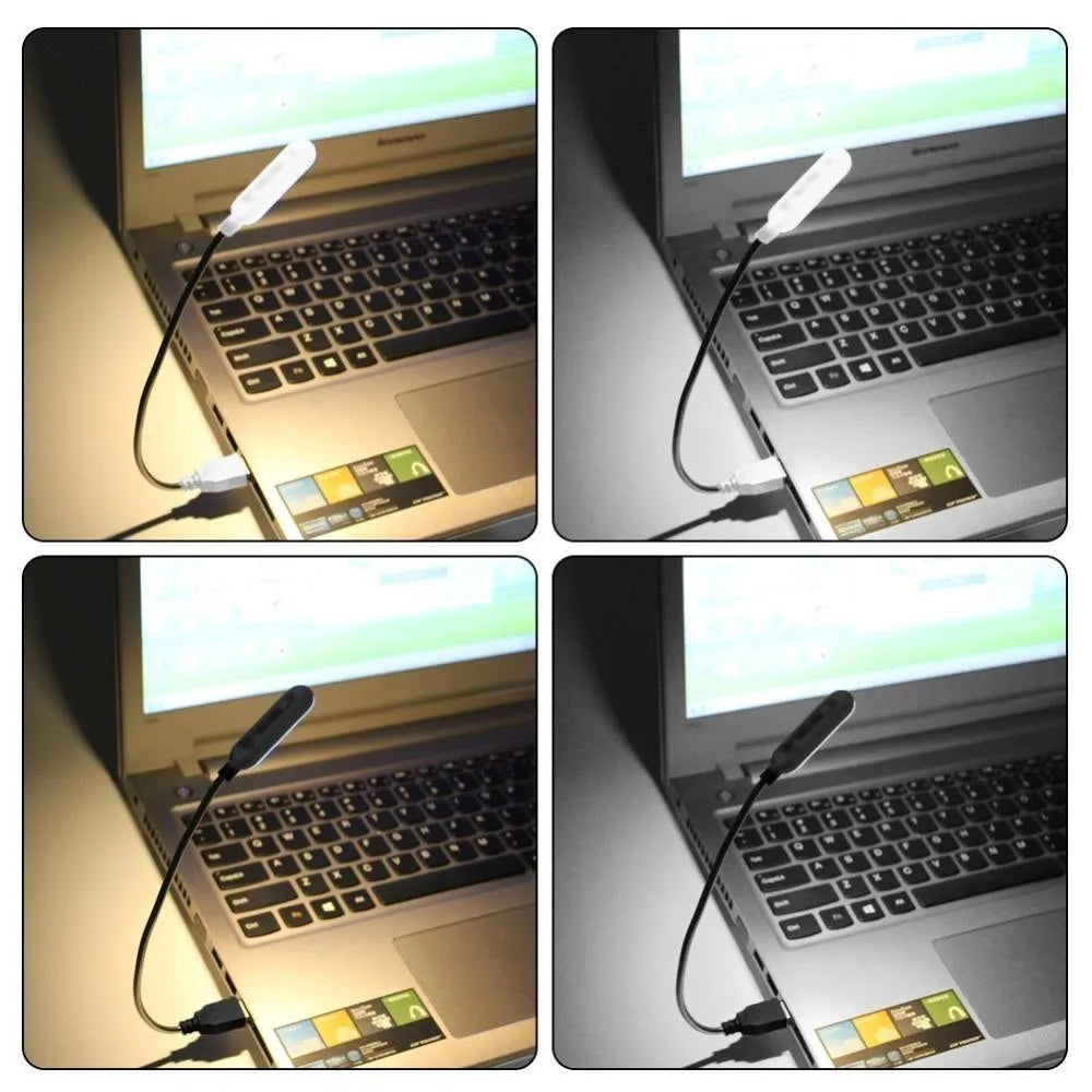 USB LED nočné svetlo Mini kniha svetlo