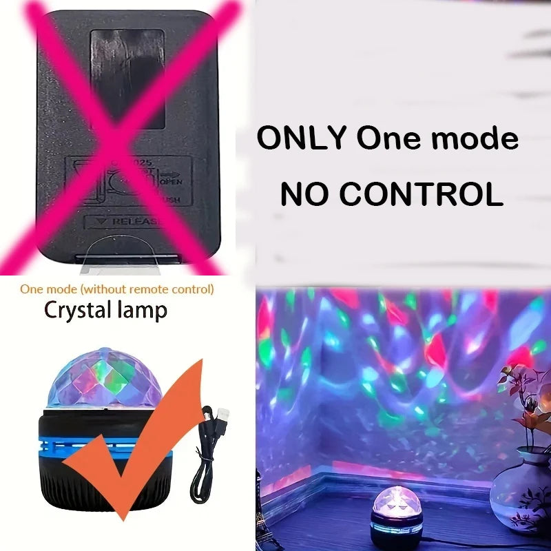 🌌 מקרן אור LED רב-אפקטי - האירו את היקום שלכם