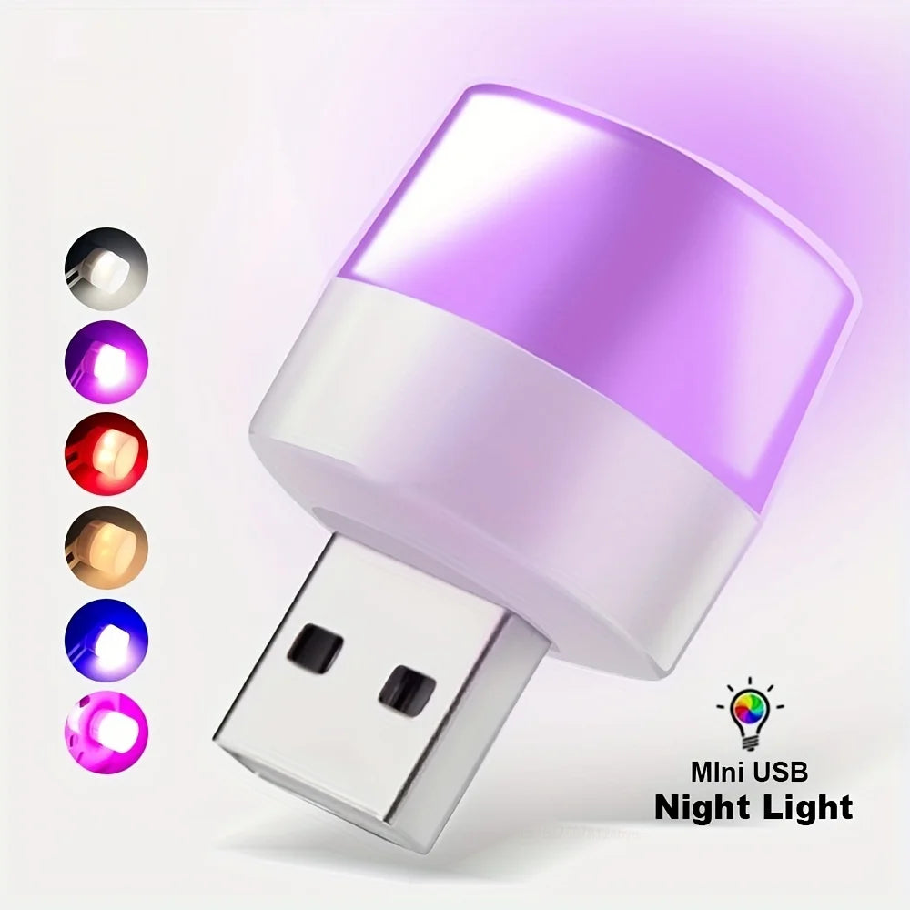 מיני קריאת LED מיני USB - 5V 1W מנורת ספרי הגנה על העיניים למחשב נייד, בנק חשמל ושימוש ליד המיטה (אור לבן ולבן)