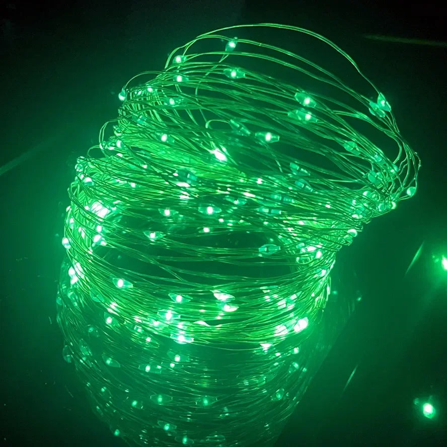Lunvail ™ USB LED LED Fairy String Lights - 8 أوضاع | ديكور داخلي وخارجي | ألوان وأطوال متعددة