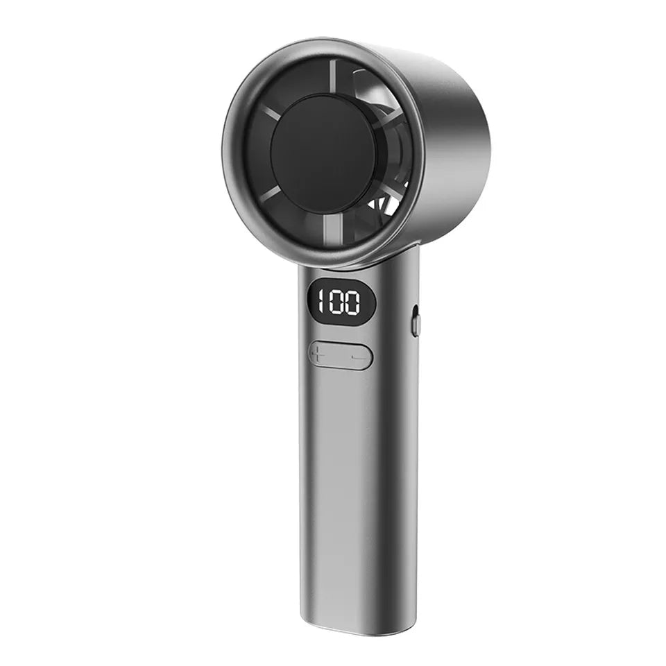 🚀 Fan Mini Bladeless Mini Luas-USB Rechargeable, Ultra-Quiet, Dlúth