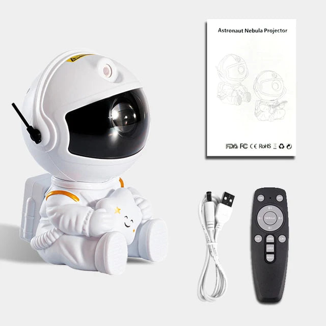 🌌 <tc>Lunvail</tc>™ 宇宙飛行士ギャラクシースタープロジェクター – 子供と大人のための宇宙をテーマにしたナイトライト