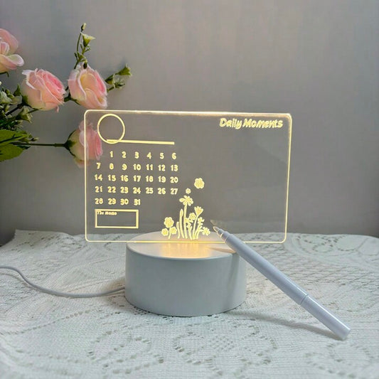 📝 Creative LED Message Board Night Light - Skriv, ljus och glädje!