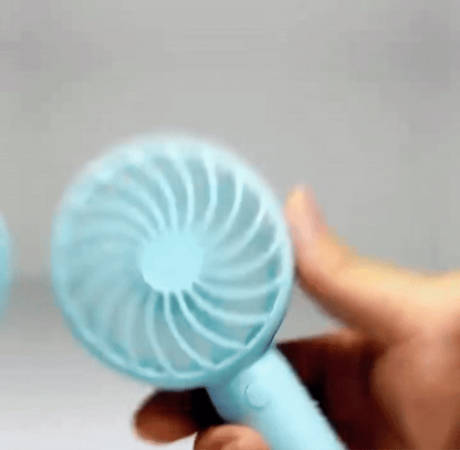 ミニポータブルハンドヘルドファン -  USB充電式および静かな冷却コンパニオン