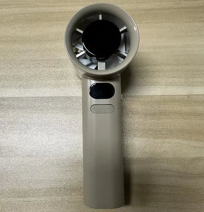 🚀 Fan Mini Bladeless Mini Luas-USB Rechargeable, Ultra-Quiet, Dlúth