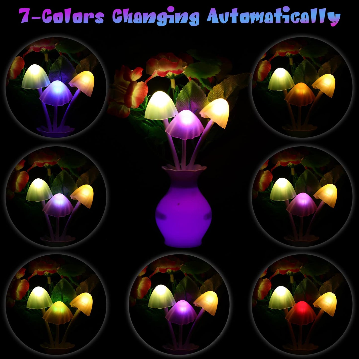 🍄 Enchanted Mushroom Glow Light