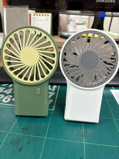 🌬️ Mini Portable USB Cooling Fan with Hook – Rechargeable & Powerful