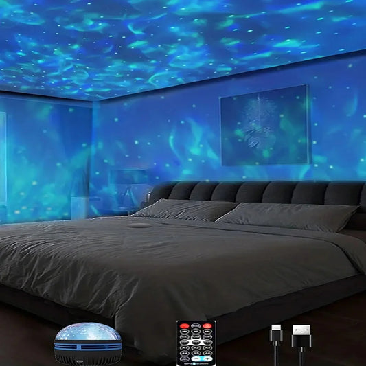 🌌 Multi-Effect LED Light Projector-Tänd ditt universum