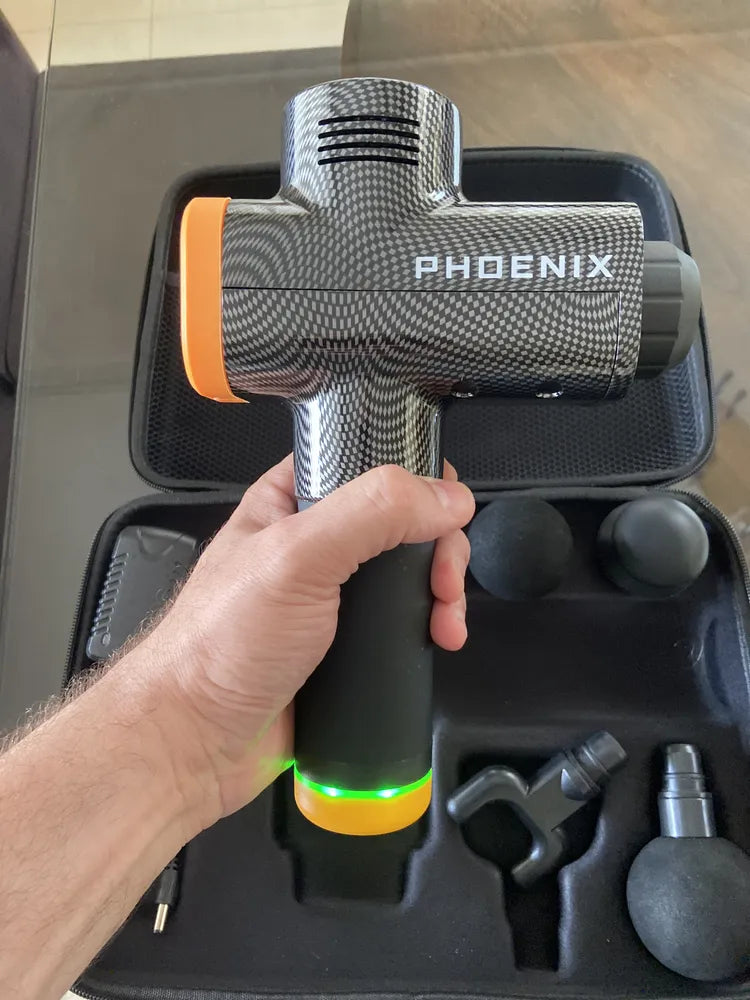 Phoenix A2ディープティッシュマッサージガン - ポータブルハンドヘルドマッスルリラクゼーションバイブレーター